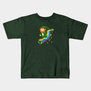 Cute leprechaun Kids T-Shirt